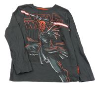 Tmavošedé triko s potiskem - Star wars