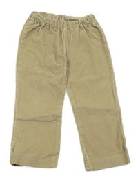 Béžové manšestráky 