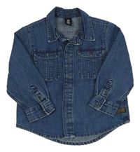 Tmavomodrá riflová košile Denim Co.