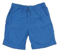 Modré plátěné kraťasy Primark