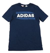 Tmavomodré tričko Adidas