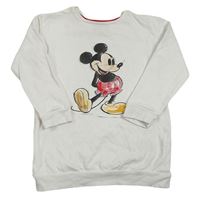 Bílá mikina s Mickeym Disney