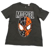 Tmavošedé tričko se Spider-manem zn. H&M