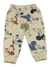 Béžové tepláky s Mickeym DeFacto