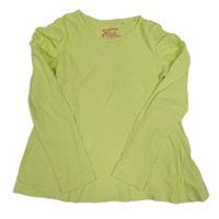 Limetkové triko Stop+go