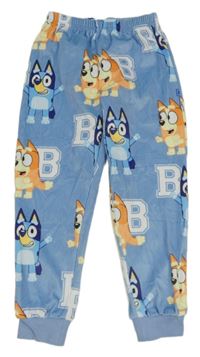 Modré plyšové kalhoty Bluey Tu