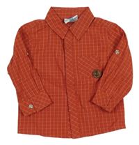 Červeno-bílá kostkovaná košile Topolino