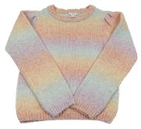 Barevný pruhovaný svetr M&Co.