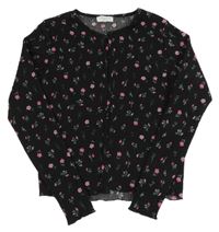 Černé květované bolerko Primark