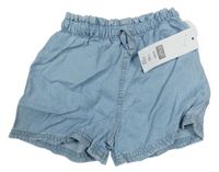 Nové - Světlemodré lehké riflové kraťasy F&F