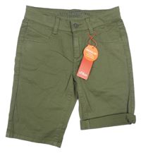Nové - Khaki plátěné kraťasy s. Oliver 
