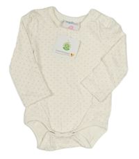 Bílo-růžové puntíkaté body Topomini