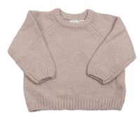 Pudrový svetr zn. ZARA