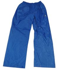 Modré šusťákové nepromokavé kalhoty DRY KIDS