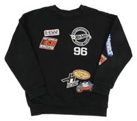 Černá mikina s Hot Wheels Tu