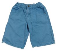 Chrpově modré chino riflové kraťasy KIDS