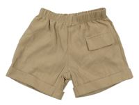 Pískové kraťasy s falešnou kapsou 