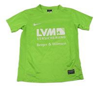 Limetkové sportovní funkční tričko s potiskem Nike