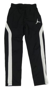 Černo-bílé sportovní funkční tepláky s logem Air Jordan
