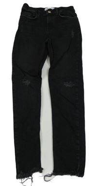 Černé skinny rifle s prošoupáním Zara