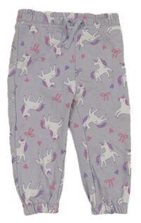 Lila tepláky s jednorožci Primark