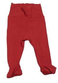 Červené perforované polodupky H&M