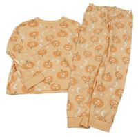 Oranžové pyžamo s dýněmi