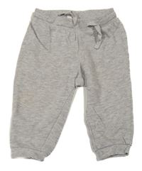 Šedé melírované tepláky H&M