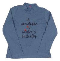 Tmavomodré triko s nápisem Pocopiano