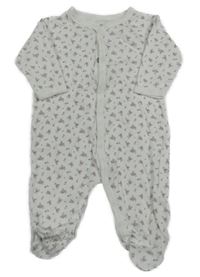 Bílý květovaný overal 