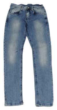 Modré melírované skinny rifle Chapter young