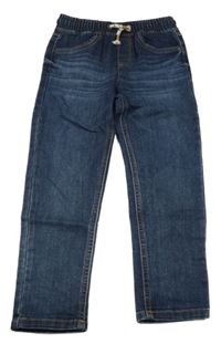 Tmavomodré skinny rifle George