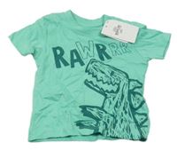 Nové - Zelené tričko s dinem Primark