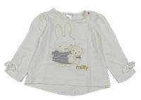 Bílé triko s králíkem Miffi C&A