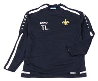 Tmavomodrá sportovní mikina s logem jako