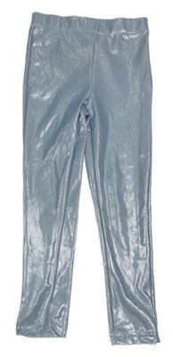 Světlemodré třpytivé legíny 