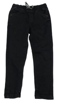 Tmavošedé teplákové skinny rifle George