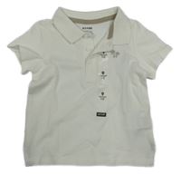 Nové - Smetanové tričko s palmami Kiabi 