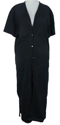 Dámské černé košilové šaty H&M