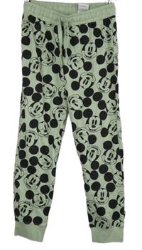 Dámské světlezelené pyžamové kalhoty s Mickeym Disney 