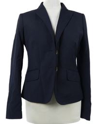 Dámské tmavomodré proužkované sako J. Crew 