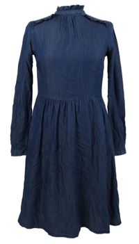 Dámské tmavomodré lehké riflové šaty Oasis 