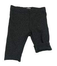 Antracitové teplé legíny Topomini