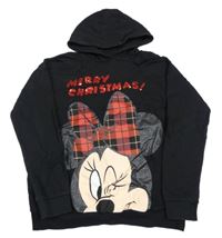 Černá mikina s Minnie a kapucí George