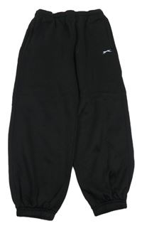 Černé tepláky s logem Slazenger