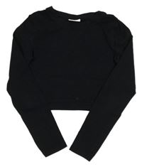 Černé crop triko Matalan