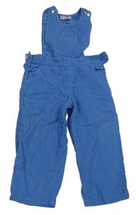 Modré laclové manšestráky