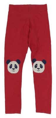 Rubínové legíny s pandami Mini Boden