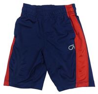 Tmavomodro-červené sportovní funkční kraťasy GAP
