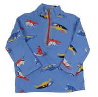 Modrá mikina s dinosaury Joules